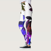 Leggings d'art de Leaes tropicaux (Gauche)