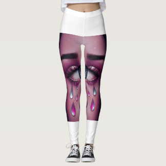 Leggings d'art des yeux de larmes 💧 👁️