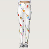 Leggings d'Art Floral (Devant)