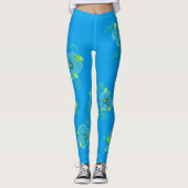 Leggings d'art floral (Devant)