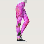 Leggings d'art floral rose (Droite)