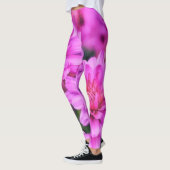 Leggings d'art floral rose (Gauche)