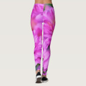 Leggings d'art floral rose (Dos)