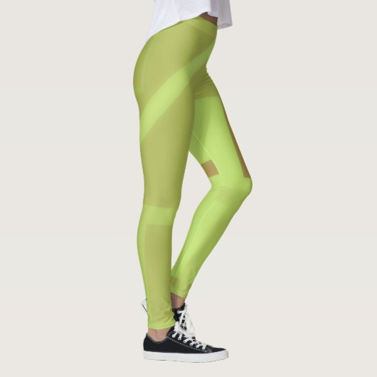 Leggings d'Art Moderne Vert (Droite)