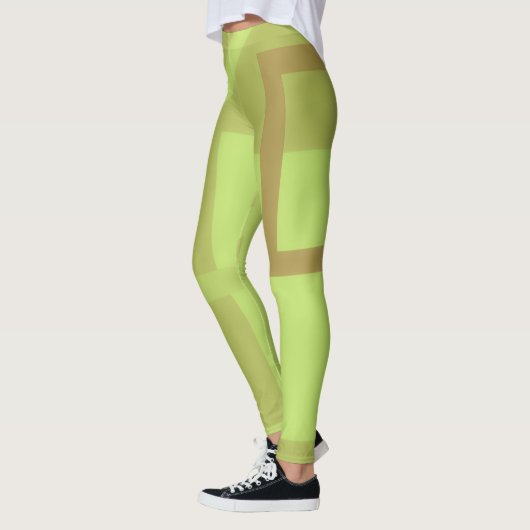 Leggings d'Art Moderne Vert (Gauche)