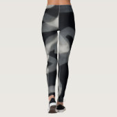 Leggings d'art noir et gris (Dos)