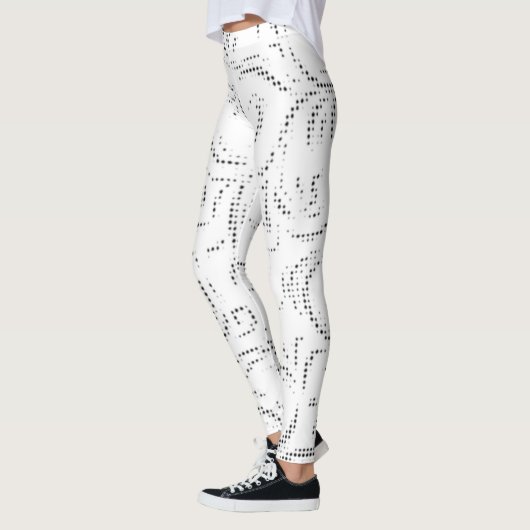Leggings D'Art Personnalisé. Artsy & stylish (Gauche)