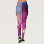 Leggings d'art rose (Dos)