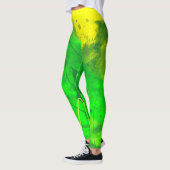 Leggings D'Art Vert Et Jaune (Gauche)