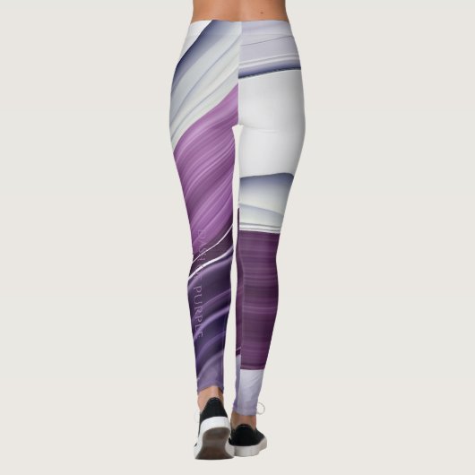 Leggings Dash De Légendes Violettes Tout-Sur-Impression (Dos)
