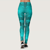 Leggings dauphin, poisson, nature, aquatique, design, belle (Dos)