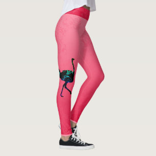 Leggings d'autruche Abstraits