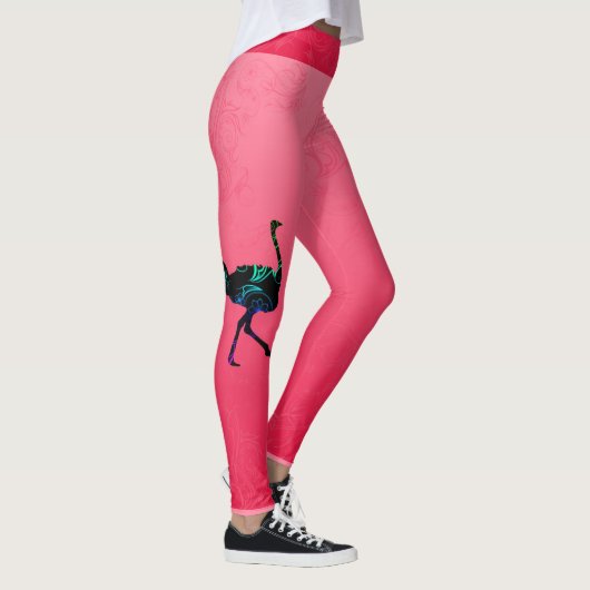 Leggings d'autruche Abstraits (Droite)
