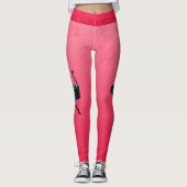 Leggings d'autruche Abstraits (Devant)
