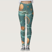 Leggings d'aventure océanique (Devant)