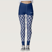Leggings de balle de football d'équipe avec faux s (Devant)