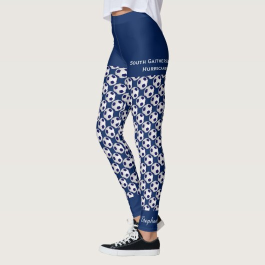 Leggings de balle de football d'équipe avec faux s (Gauche)