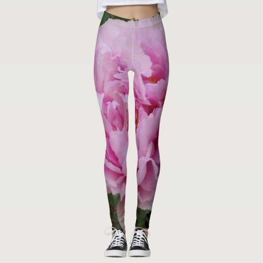 Leggings de beauté rose (Devant)