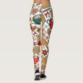 Leggings de biscuits de vacances (Dos)