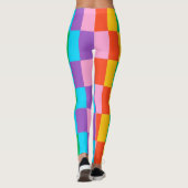 Leggings de blocs de couleurs Rainbow Steps - Styl (Dos)