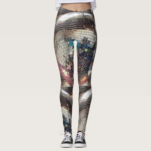 Leggings de boule miroir (Devant)