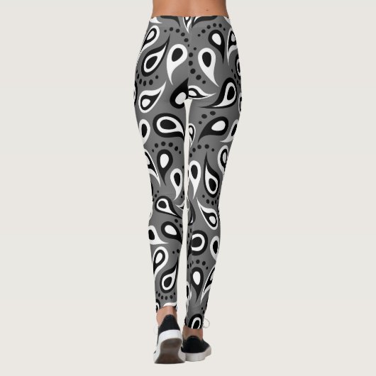 leggings de cachemire gris (Dos)
