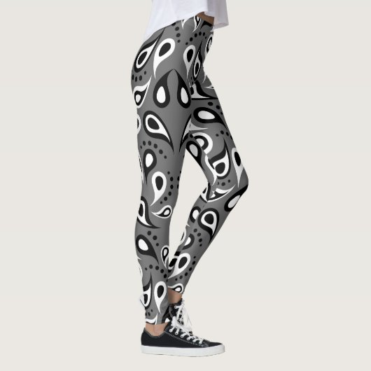 leggings de cachemire gris (Droite)