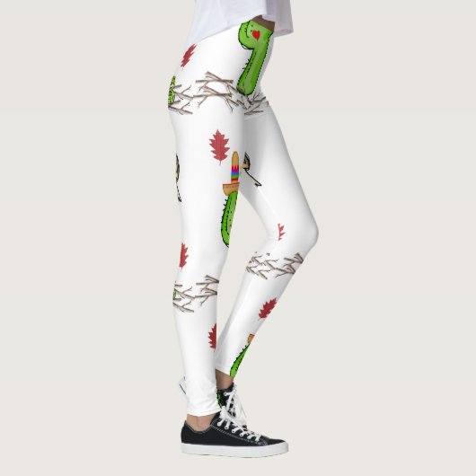 Leggings de cactus d'oiseaux (Droite)