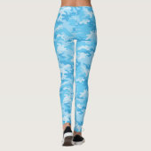 Leggings de Camo Bleu Bébé (Dos)