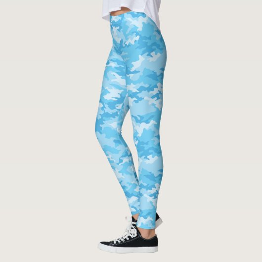 Leggings de Camo Bleu Bébé (Gauche)