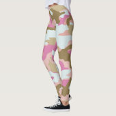 Leggings De Camo Rose Et Khaki (Gauche)