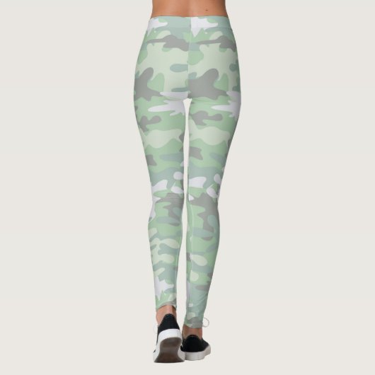 Leggings de Camo Vert Mint (Dos)