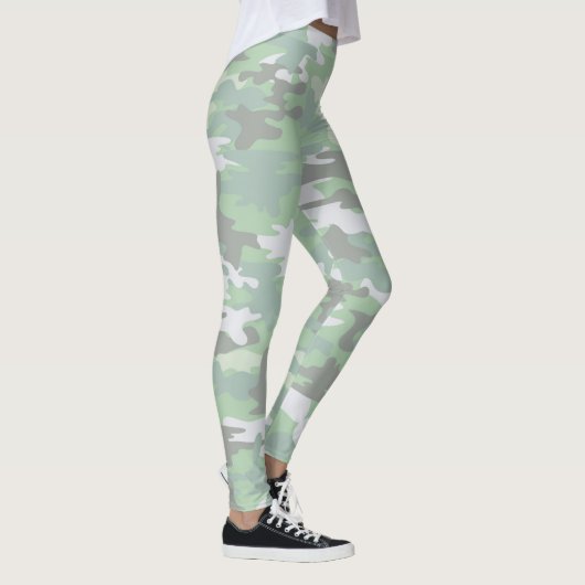 Leggings de Camo Vert Mint (Droite)