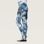 Leggings de camouflage bleu (Gauche)