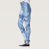 Leggings de camouflage en Reptile Bleu (Gauche)