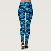 Leggings de camouflage néon (Dos)