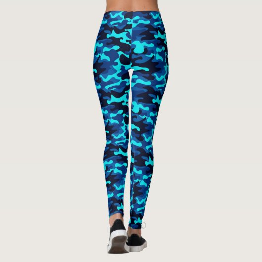 Leggings de camouflage néon (Dos)