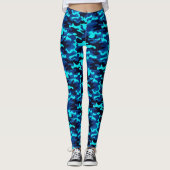 Leggings de camouflage néon (Devant)