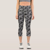 Leggings de Capri triangles noirs (Recto)