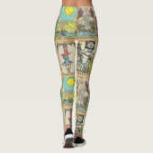 Leggings de carte Tarot antique - Cool (Dos)