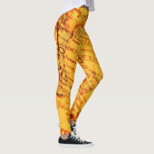 Leggings de carte vintage (Droite)