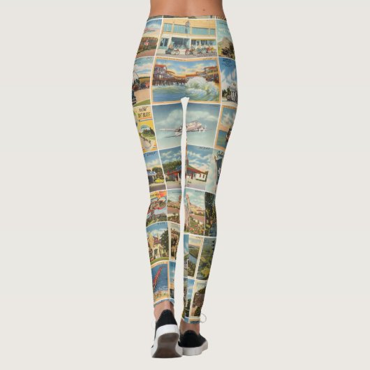 Leggings de cartes postales Texas (Dos)