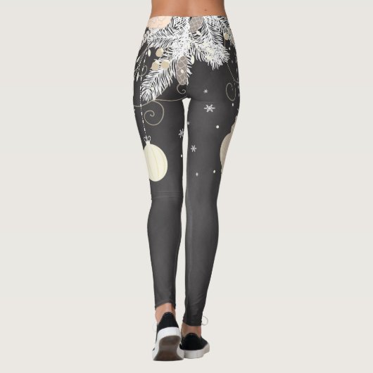 Leggings de ceinture de Noël (Dos)