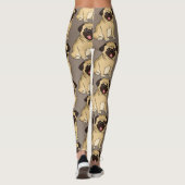 Leggings de chien carlin (Dos)