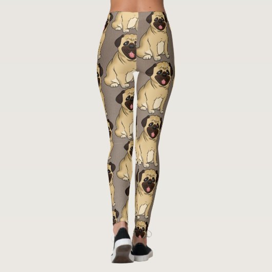 Leggings de chien carlin (Dos)