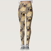 Leggings de chien carlin (Devant)