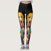 Leggings de chien cool - Fun (Devant)