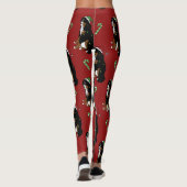Leggings de chiens de montagne bernois de Noël (Dos)