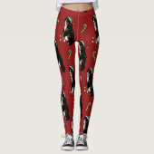 Leggings de chiens de montagne bernois de Noël (Devant)