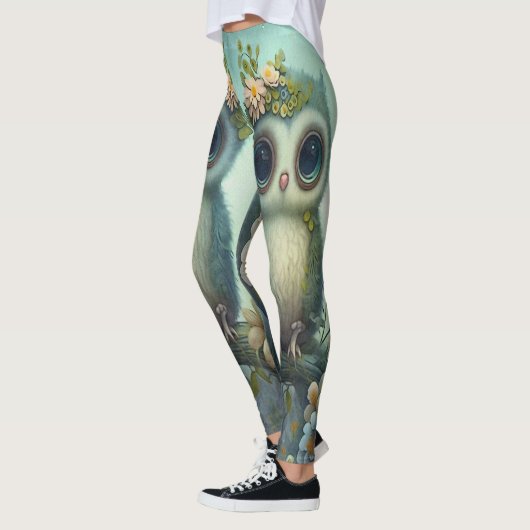 Leggings de chouette de bébé - mignonne (Gauche)